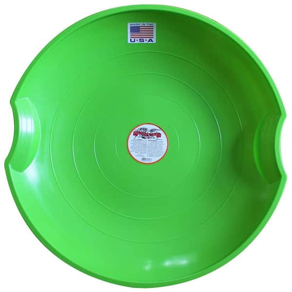 Unbranded 26 in. Dia, Green Flexible Flyer Flying Saucer Snow Sled