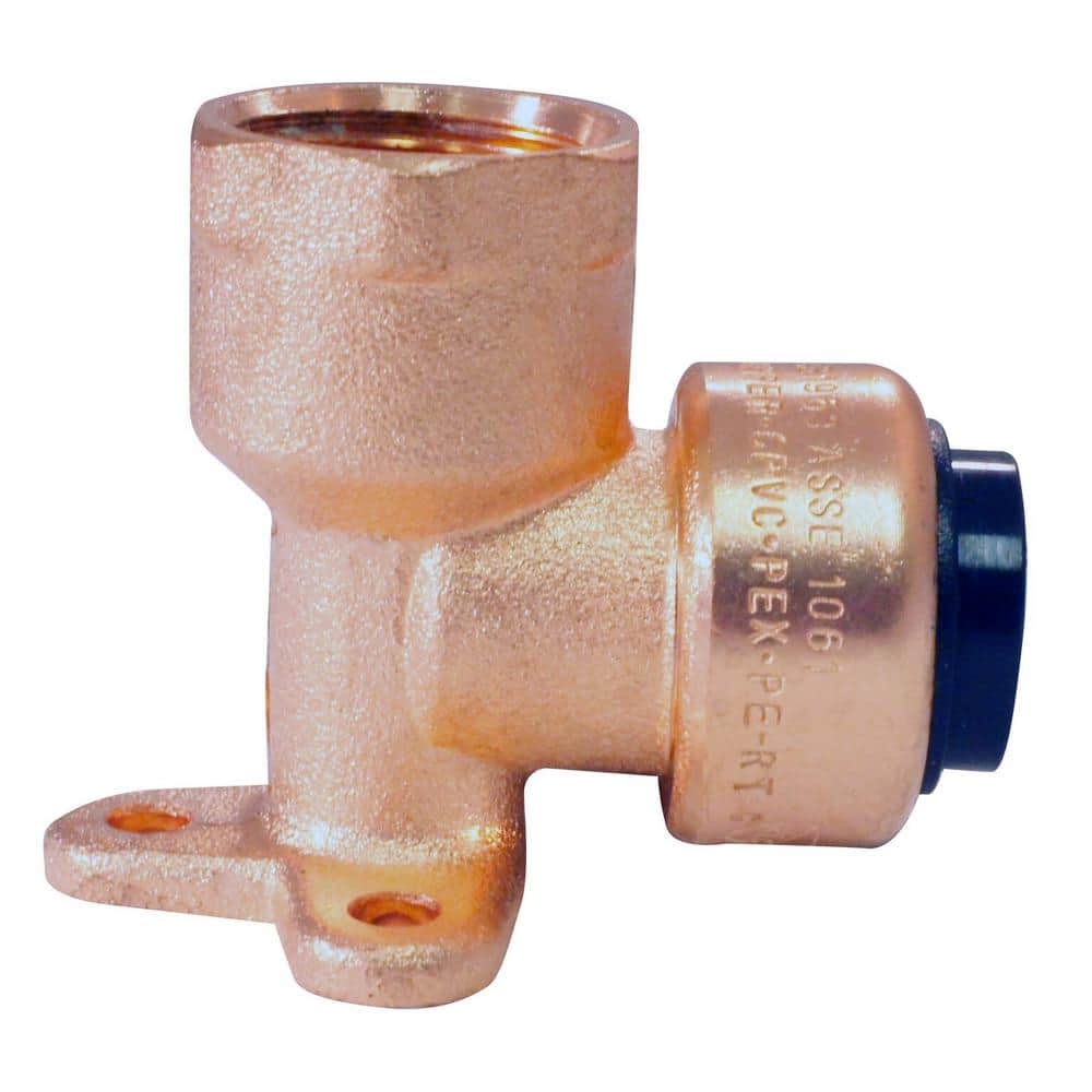 1/2 in. Copper Push-to-Connect x FPT 90-Degree Drop Ear Elbow price history on PriceWatchPro