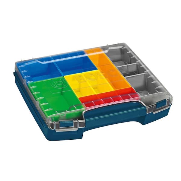 Bosch 2.75 in. x 12.5 in. x 13.75 in. 10-Compartment Small Parts Organizer for L-Boxx3D (10-Piece)