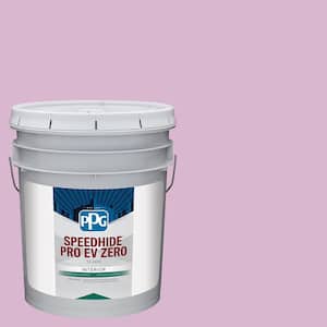 Speedhide Pro EV Zero 5 gal. PPG1180-4 Light Mulberry Eggshell Interior Paint