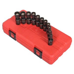 1/4 in. Drive Universal Magnetic Impact Socket Set (11-Piece)