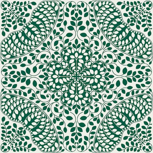 Savannah Jade Peel and Stick Floor Tiles Set of 20