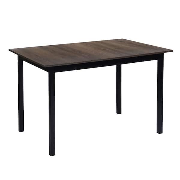 FurnitureR 1 piece Dining Table Brown Extendable