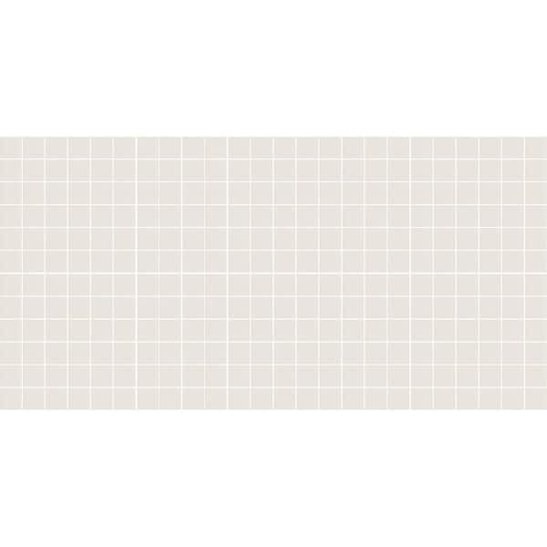 Daltile Keystones Unglazed Arctic White 12 in. x 24 in. x 6 mm Porcelain Mosaic Floor and Wall Tile (24 sq. ft. / case)