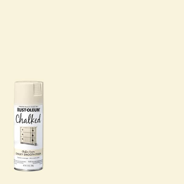 Rust-Oleum 12 oz. Chalked Chiffon Cream Ultra Matte Spray Paint