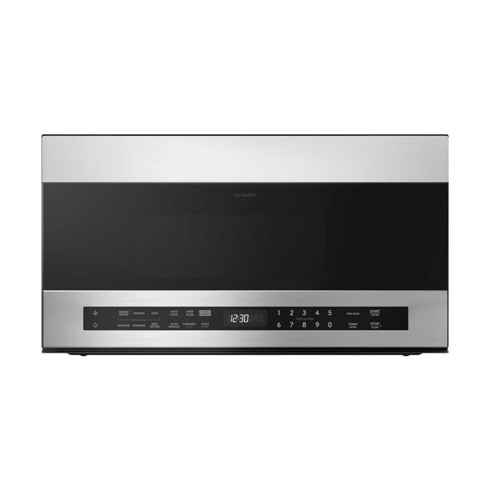 Sharp 1.7 cu. ft. Smart Over-the-Range Microwave Oven in Stainless Steel