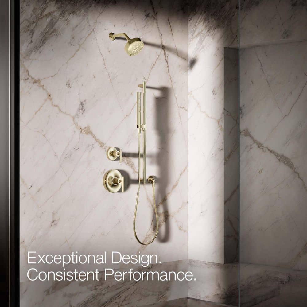 Vibrant French Gold Two-Function Handheld Shower Head