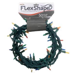 Flex Shape 50-Light LED Warm White Christmas Lights