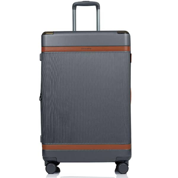 CHAMPS Vintage 29 in., 20 in. Dark Grey Hardside Luggage Set with Spinner  Wheels (2-Piece) S1016-DARK GREY - The Home Depot