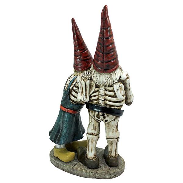 15 in. H Bones and Brew Skeleton Graveyard Gnomes Statue