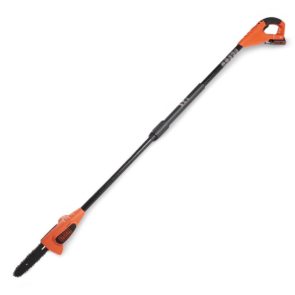 BLACK+DECKER 20V MAX 8in. Cordless Battery Powered Pole Saw, Tool Only  LPP120B The Home Depot