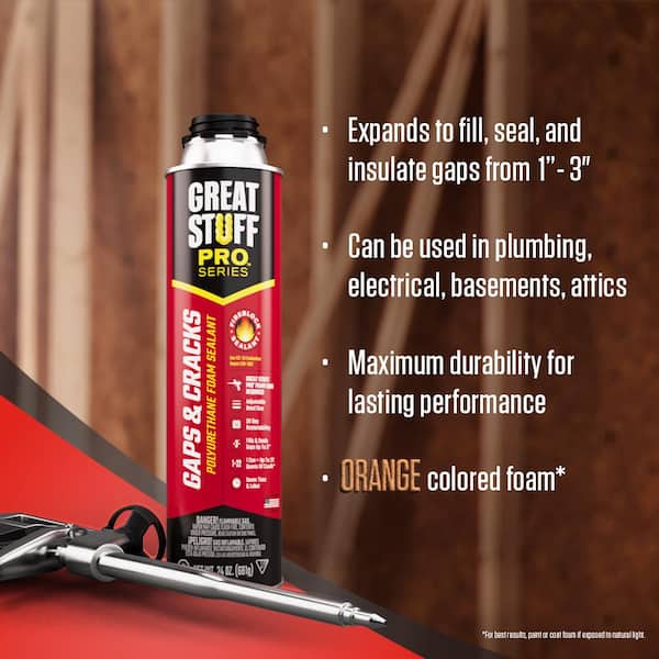 Have a question about GREAT STUFF 12 oz. Pond and Stone Insulating Foam  Sealant? - Pg 1 - The Home Depot