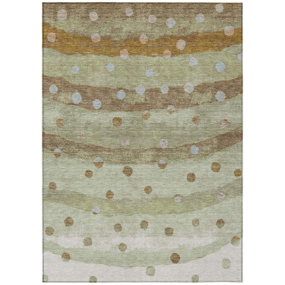 Chantille Machine Washable Indoor/Outdoor Abstract ACN2696 Sage 3 ft. x 4 ft. Area Rug price history on PriceWatchPro