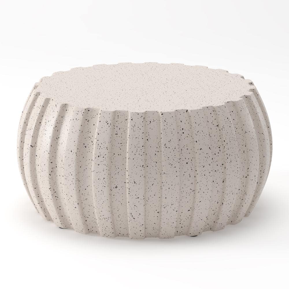White Round MGO Modern Waterproof Coffee Table, Center Table price history on PriceWatchPro