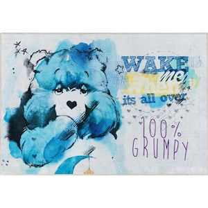 Care Bears Wake Me Up Blue 3 ft. 3 in. x 5 ft. Area Rug