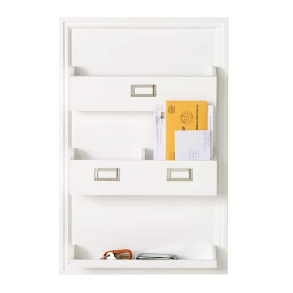 Home Decorators Collection Nathan Wall Magazine Rack in White