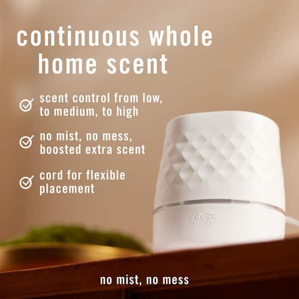 Plug Scent Booster Oil Warmer and Plug-In Air Freshener