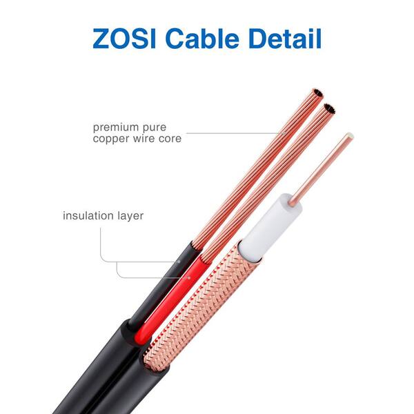 zosi camera cables