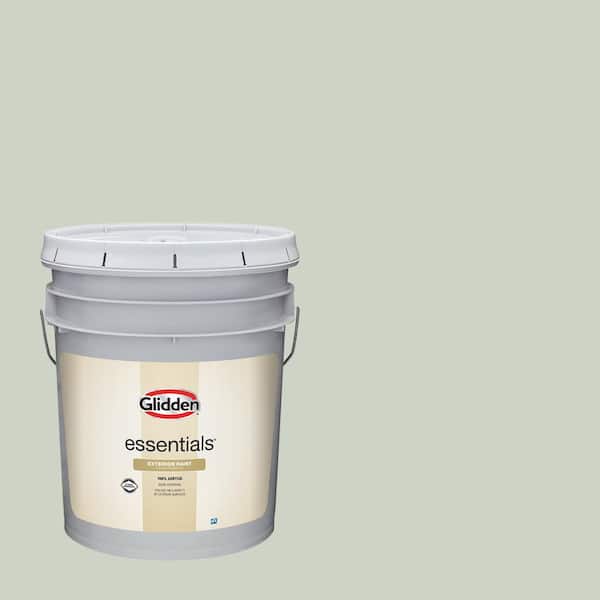 Glidden Essentials 5 gal. PPG1129-3 Castaway Semi-Gloss Exterior Paint