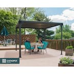 CANOPIA By PALRAM Milano 10 Ft. X 10 Ft. Gray/Bronze Outdoor Gazebo ...