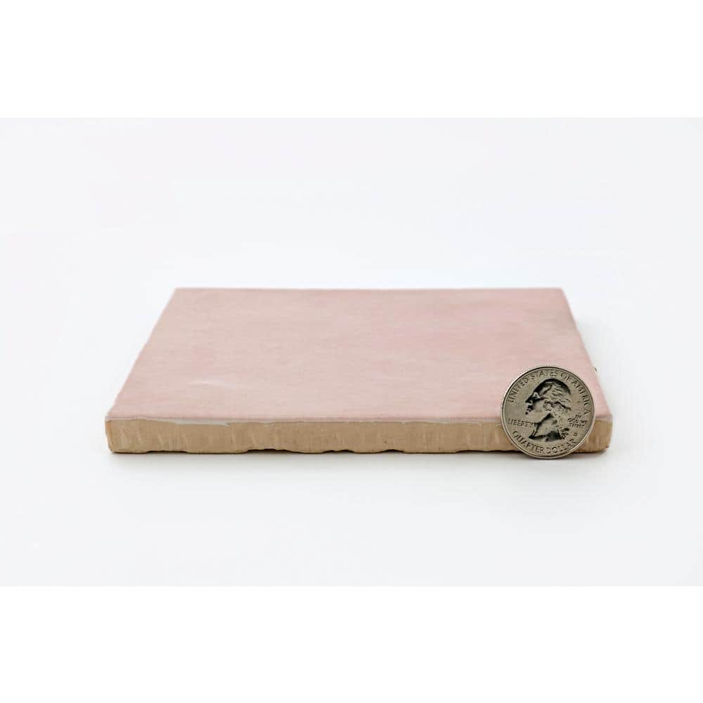 Pink Gloss Ceramic 5" x 5" Wall Tile Pack