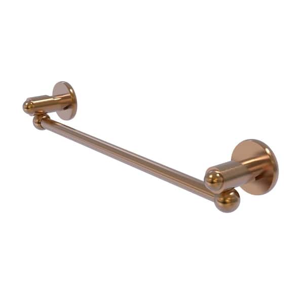 Allied Brass Soho Collection 30 in. Wall Mounted Single Towel Bar in Brushed Bronze