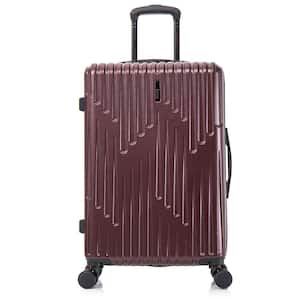 Drip lightweight hard side spinner luggage 24 in. Wine