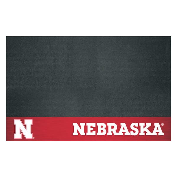 FANMATS University of Nebraska 26 in. x 42 in. Grill Mat