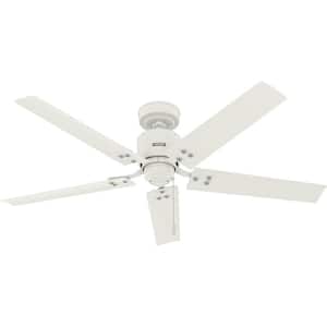 Windbound 52 in. Indoor/Outdoor Fresh White Ceiling Fan For Patios or Bedrooms