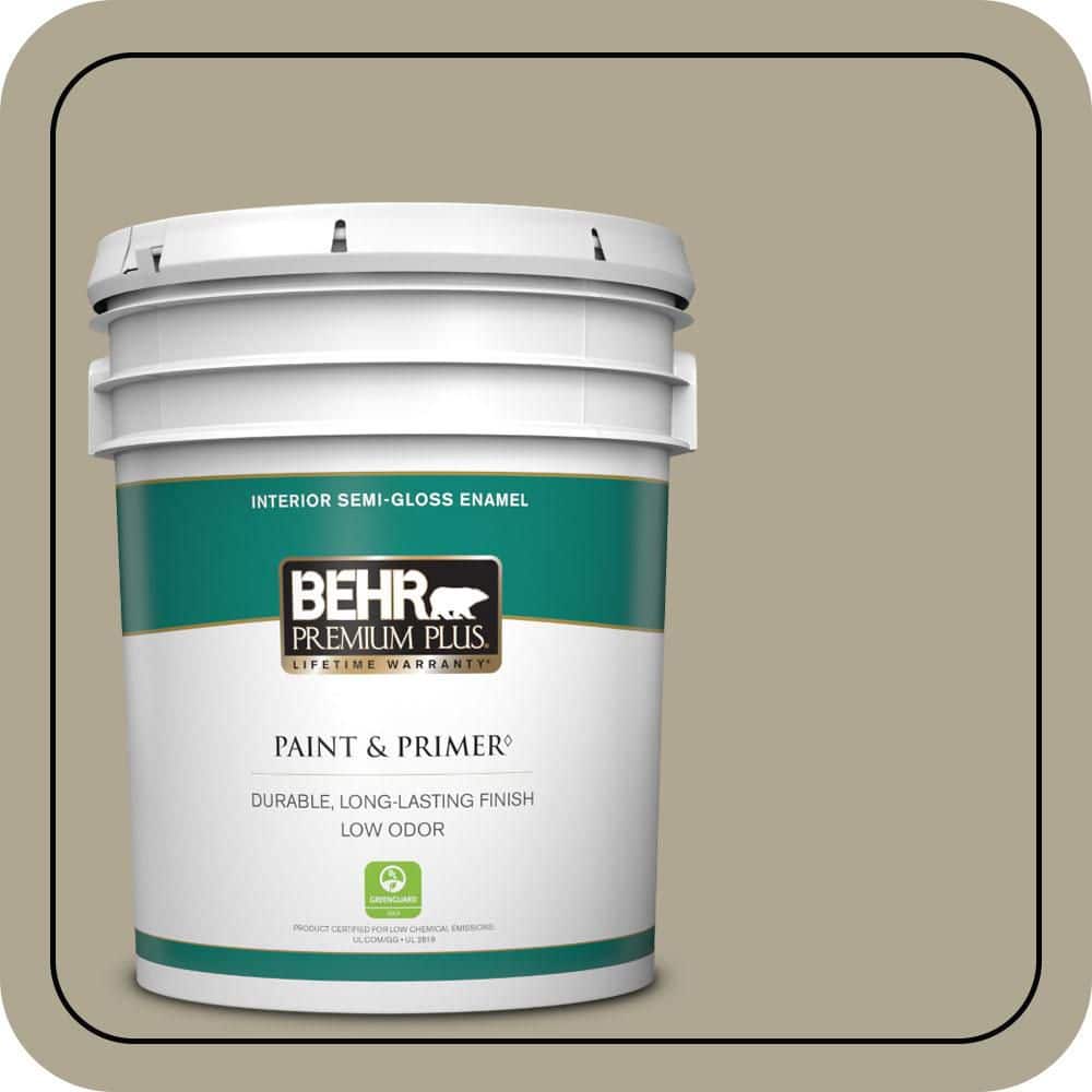 5 gal. #PPU8-19 Stone Walls Semi-Gloss Enamel Low Odor Interior Paint & Primer price history on PriceWatchPro