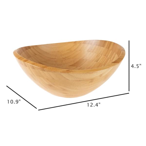 Large Bamboo Bowl - Cream