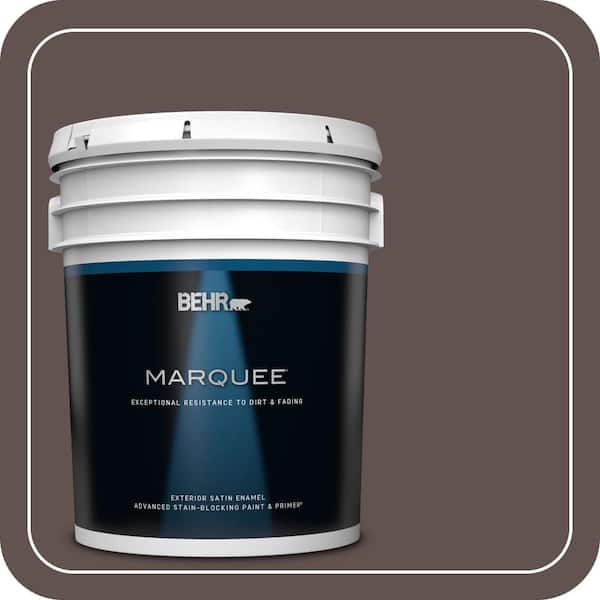 BEHR MARQUEE 5 gal. #740B-6 Windsor Satin Enamel Exterior Paint & Primer