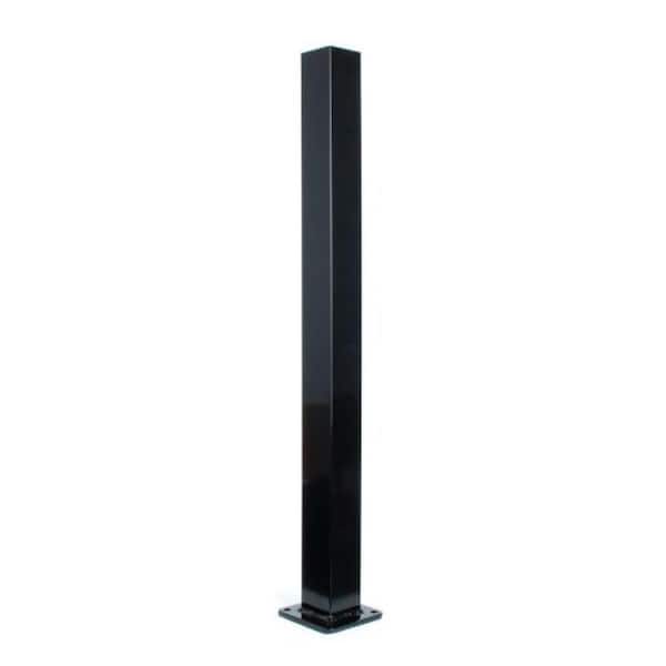 Blank Railing FORTRESS Al13 Home Rail 45.5 in. H x 3 in. W Aluminum Black Sand Blank ...