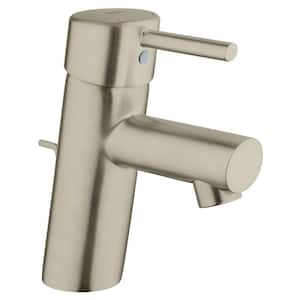 Concetto Single Hole Single-Handle Bathroom Faucet in Nickel Infinity Finish