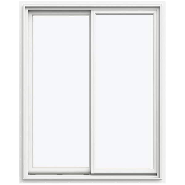 JELD-WEN 47.3125 in. x 59.5625 in. W-5500 Left-Hand Sliding Wood Clad Window