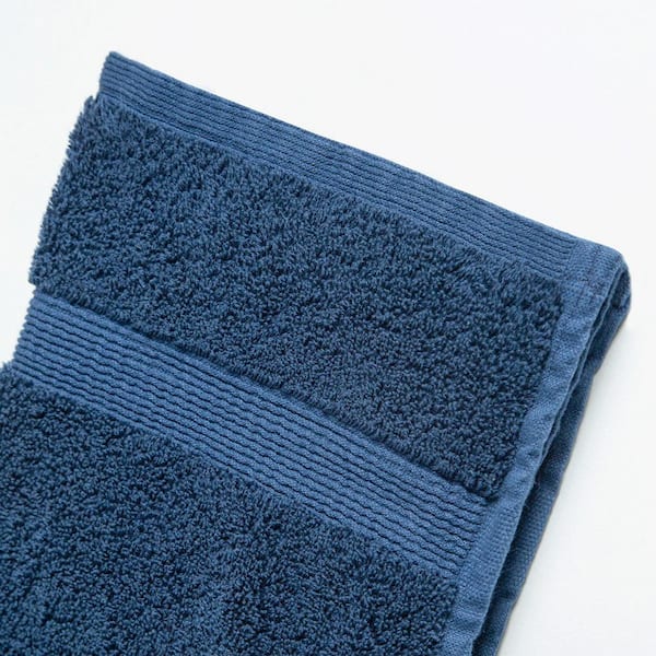 Brondell Nebia Navy Solid Cotton Single Hand Towel