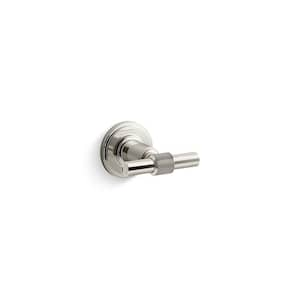 Torrington Wall Mounted Knob Robe/Towel Hook in Vibrant Polished Nickel