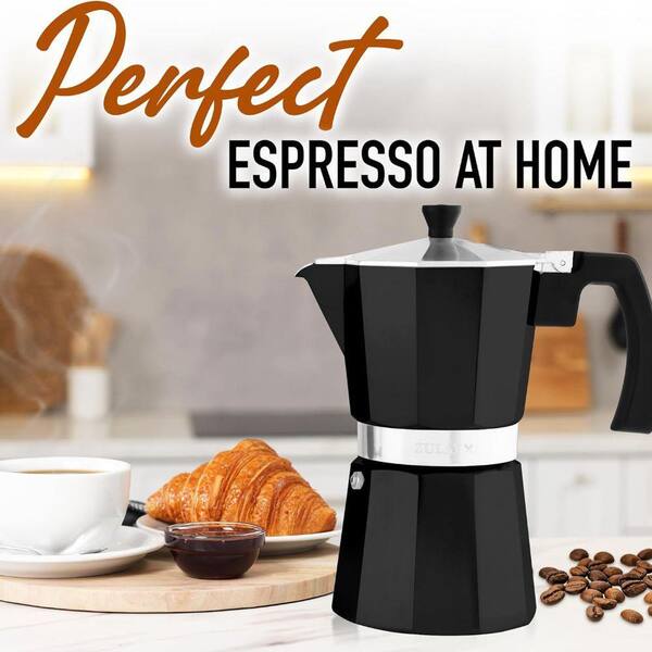 Zulay Kitchen 6-Cup Premium Moka Pot Stovetop Espresso Maker