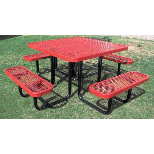 Leisure Craft 46 Square Perforated Portable Table - Catholic Purchasing  Services