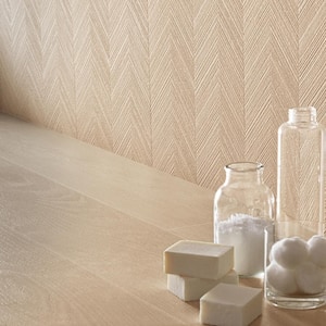 Woodland Almond Brown 17.71 in. x 47.24 in. Textured Wood Look Matte Ceramic Wall Tile (17.32 sq. ft./ Case)