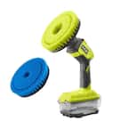 ONE+ 18V Cordless Power Scrubber (Tool Only) with 8 in. Soft Bristle Brush