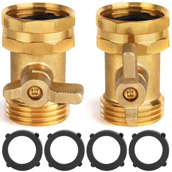 3/4" Garden Hose Shut Off Valve 2-Pack