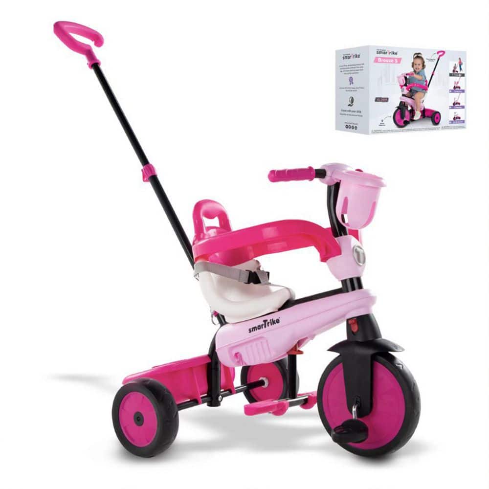 Componeren uitvegen mezelf SMARTRIKE Multi Stage Breeze Toddler Tricycle for Age 15-Months to  36-Months, Pink 6051200 - The Home Depot
