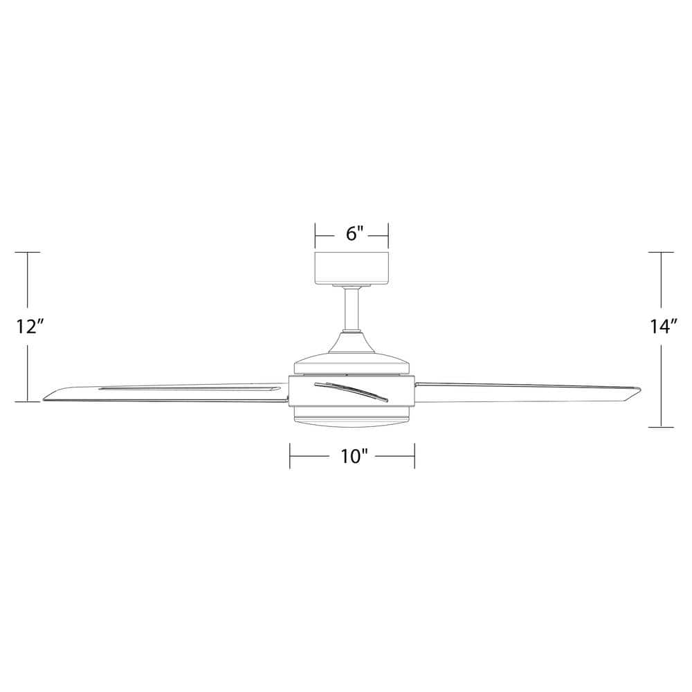 54" Matte Black Distressed Koa Smart Ceiling Fan with LED Light