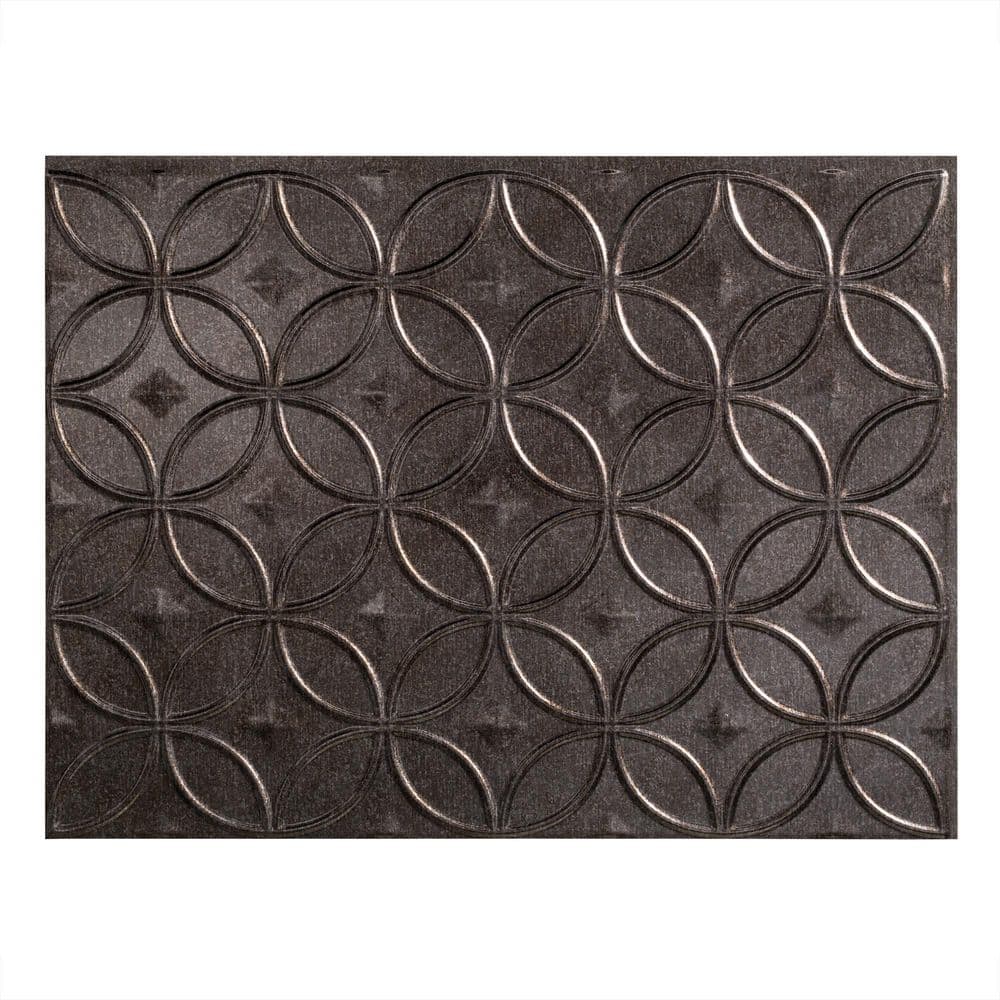 Smoked Pewter 3D Embossed Vinyl Wall Panel Kit