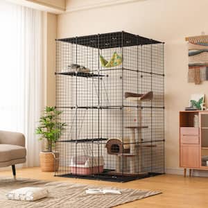 Cat Cage Playpen for 1-3 Cats, DIY