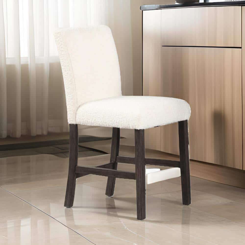 Jeni Modular Armless Chair, 2 Pillows, Solid Wood, Light Brown Polyester By Casagear Home main image 0