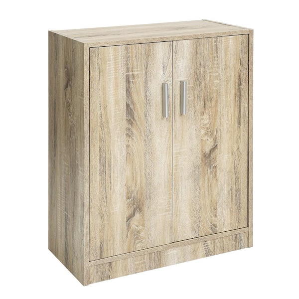 Homy Casa Melvin Shoes Storage Cabinet 4-Tiers 2-Doors
