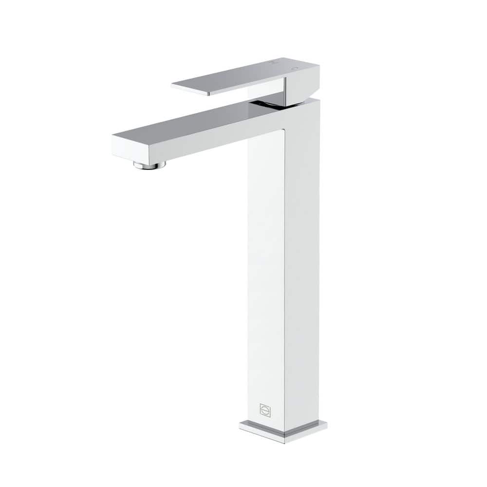 Timeless Home Single Handle Vessel Sink Faucet in Chrome