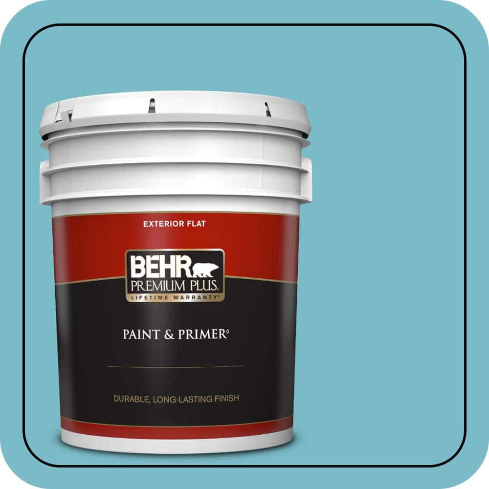 5 gal. #M470-4 Azure Lake Flat Exterior Paint & Primer price history on PriceWatchPro